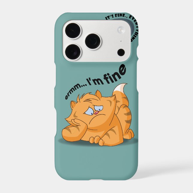 It's fine I'm fine Everything's fine | iPhone Case (Back)