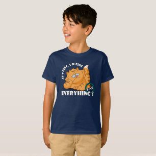 It's fine I'm fine Everything's fine Kids T-Shirt