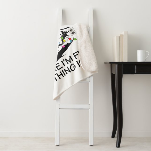 It's Fine! Sherpa Blanket (In Situ)