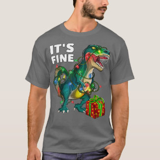 It's Fine Tree Re Christmas Lights, Funny Christma T-Shirt