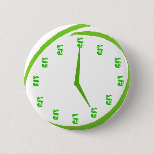 It's Five O'Clock Somewhere Button (Front)