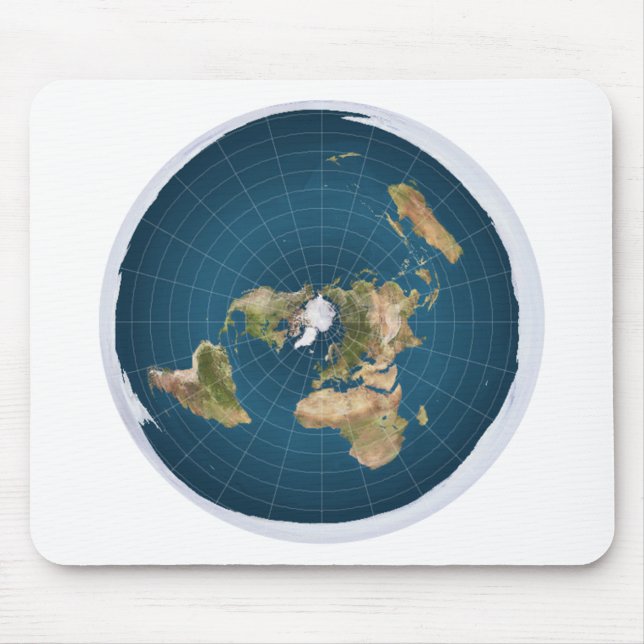 It's Flat.  No, Really. Mouse Pad (Front)