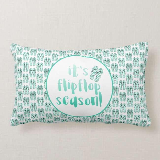 It's Flipflop Season Flipflops Pattern & Fun Quote