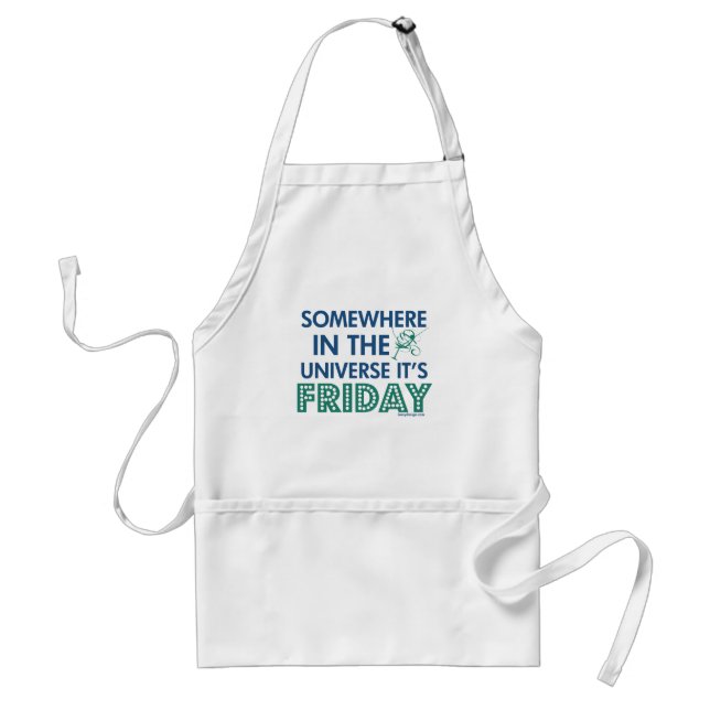 It's Friday Somewhere! Adult Apron (Front)