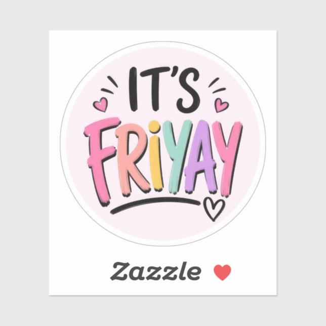 It's Friyay Sticker (Sheet)