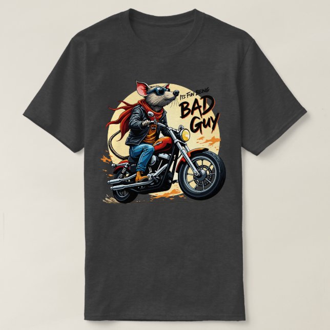 Its Fun Being The Bad Guy T-Shirt (Design Front)