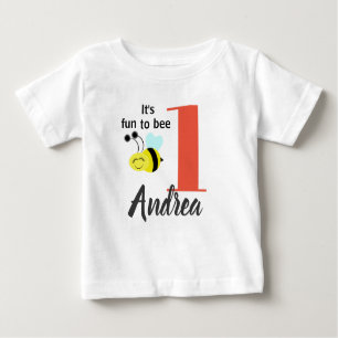 It's Fun to Bee One Personalized Shirt