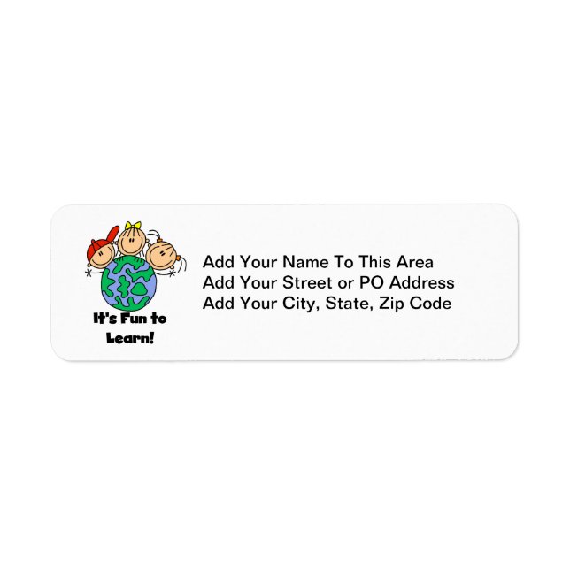 It's Fun to Learn Label (Front)