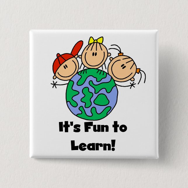 It's Fun to Learn Pinback Button (Front)
