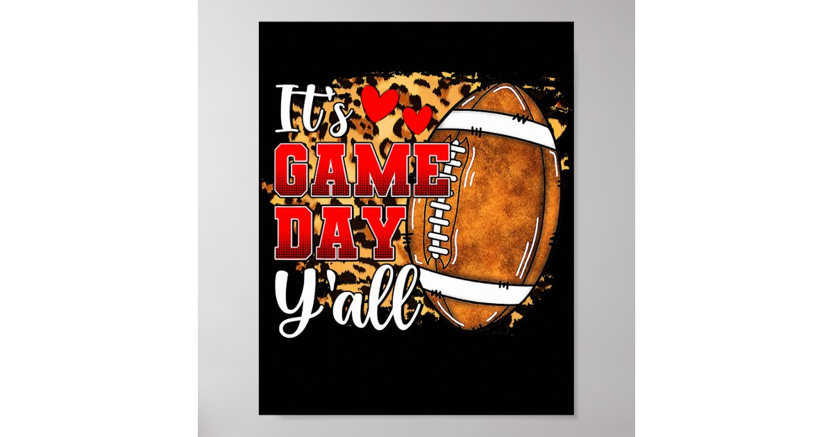 Love for the Game Poster with Your Photo, Zazzle