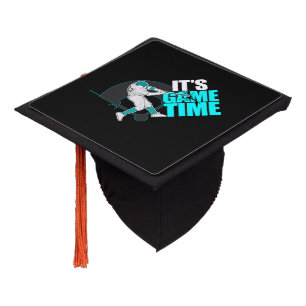 It's Game Time - Baseball  Graduation Cap Topper