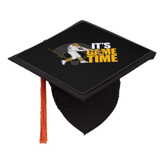 It's Game Time - Baseball  Graduation Cap Topper (Angled)
