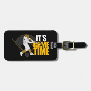 It's Game Time - Baseball Luggage Tag