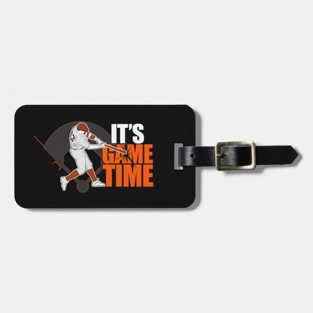 It's Game Time - Baseball  Luggage Tag (Front Horizontal)