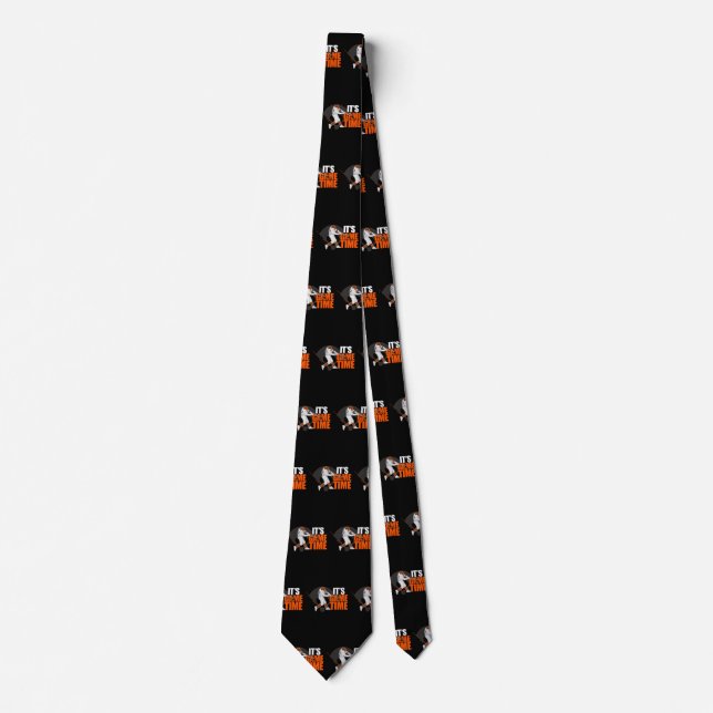 It's Game Time - Baseball Neck Tie (Front)
