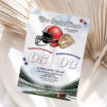 It's Game Time Football & Baseball Joint Birthday Invitation<br><div class="desc">EDITABLE It's Game Time Football & Baseball Joint Birthday Invitation
Elegant Kid's Double Birthday Any Age Boy's Birthday Sports Invite</div>