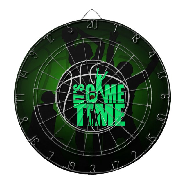 It's Game Time - Green   Dart Board (Front)