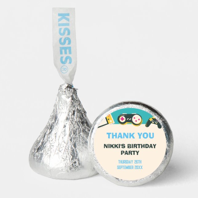 Its Game Time Kids Personalised Gaming Birthday  Hershey®'s Kisses® (Front)