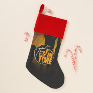 It's Game Time - Yellow Christmas Stocking