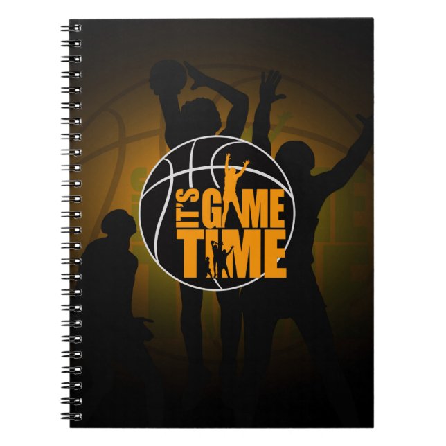 It's Game Time - Yellow Notebook (Front)