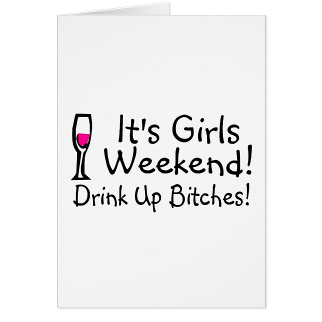 Its Girls Weekend Cards (Front)