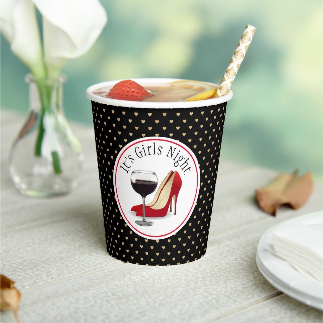 It's GirlsNight Paper cup (Insitu)