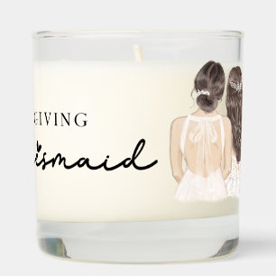 It's giving bridesmaid candle Gift Bride