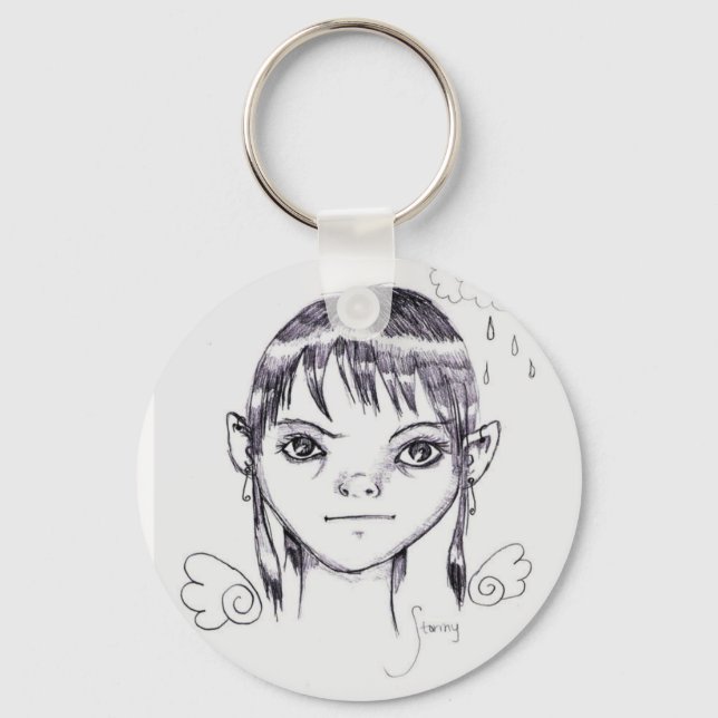 It's gonna be stormy weather, boys. keychain (Front)