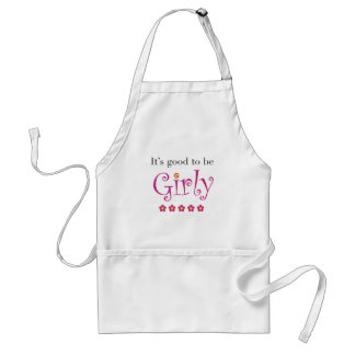 It's good to be girly adult apron