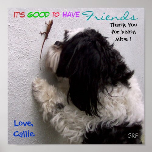 Its Good to Have Friends Poster