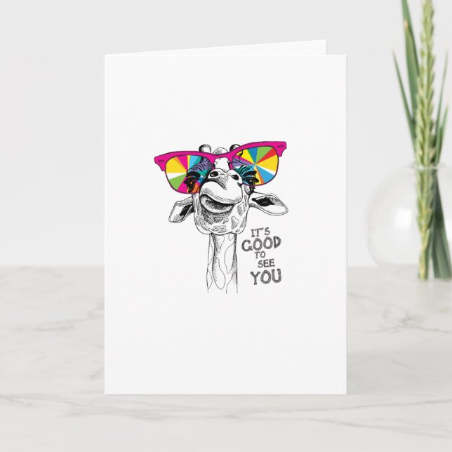 its good to see you card (Front)