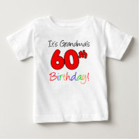 It's Grandma's 60th Birthday For Grandchild