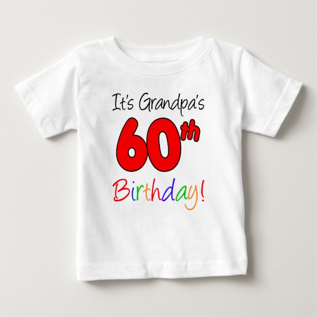 60th birthday shirt designs