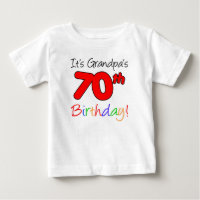 It's Grandpa's 70th Birthday For Grandchild