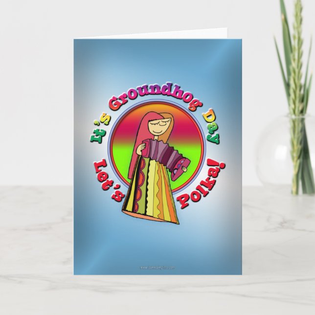 It's Groundhog Day! Card (Front)