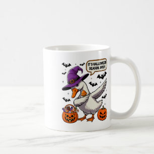 It's Halloween Season Bruh Funny Goose Costume Spo Coffee Mug