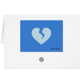 "It's Hard to Understand" Relationship Breakup Cards (Back Horizontal)