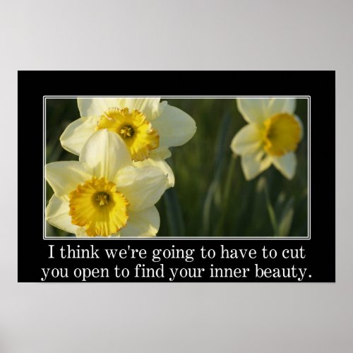 Its hard work to find your inner beauty L Poster