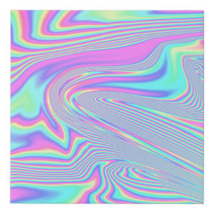 Its holo faux canvas print