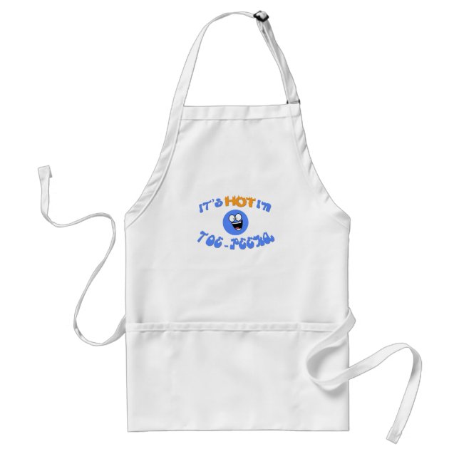 It's Hot in Topeka Adult Apron (Front)