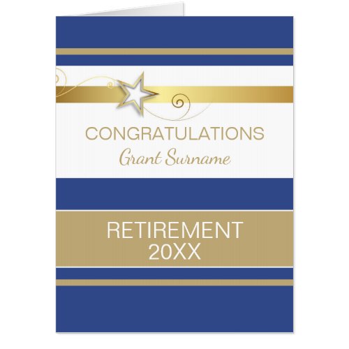 Its Huge Custom Congratulations Retiree card
