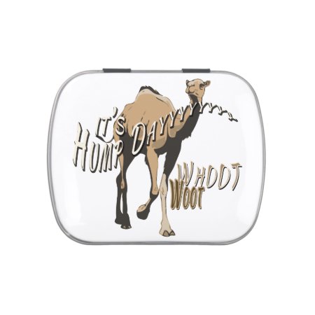 It's Hump Day Funny Camel Jelly Belly Tin