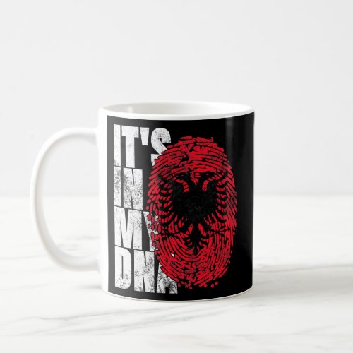 Its In My DNA Albania Graphic for Men Women Coffee Mug