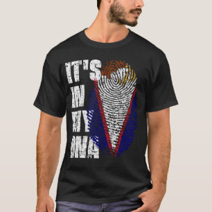 IT'S IN MY DNA American Samoa Flag Boy Girl Gift T-Shirt