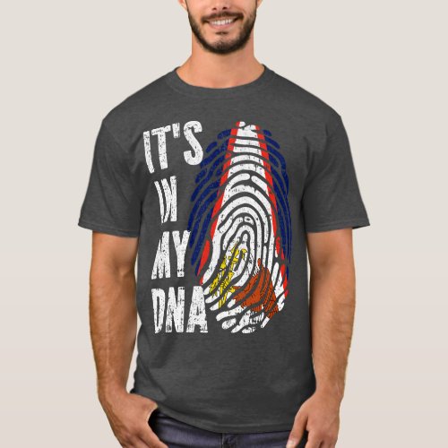 ITS IN MY DNA American Samoa Flag Men Women Kids T_Shirt