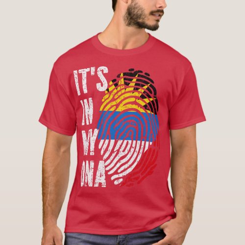 ITS IN MY DNA Antigua and Barbuda Flag Men Women K T_Shirt