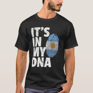 IT's IN MY DNA Argentina Flag Official Pride Gift T-Shirt