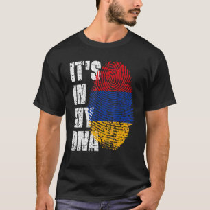 It's In My Dna Armenia Flag Armenian T-Shirt
