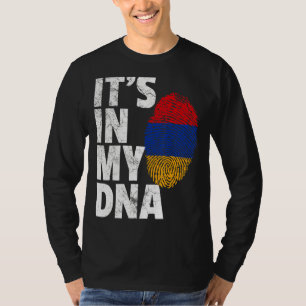 It's In My Dna Armenian Armenia Flag Men Women T-Shirt