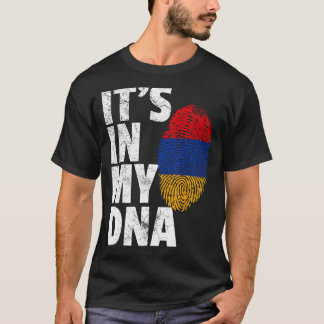 It's In My Dna Armenian Armenia Flag Men Women T-Shirt